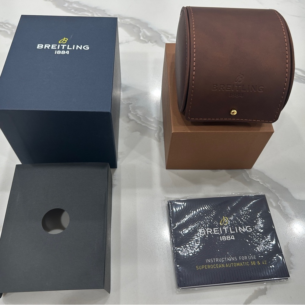 Breitling Brown Leather Watch Case